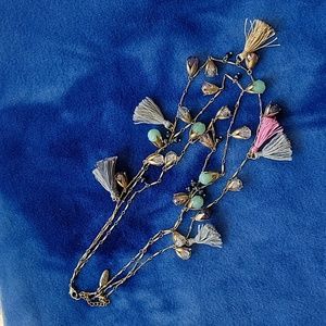 Retired Plunder Multi-Layer Tassel Necklace